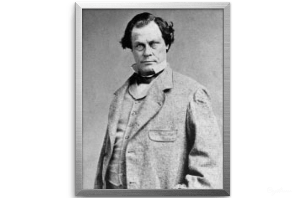 Owen Lovejoy, brother of the murdered abolitionist editor Elijah P. Lovejoy, leader of the Illinois Radical Republicans, and Lincoln’s political ally during the 1850's and Civil War. (Courtesy National Archives, photo no. 111-BA-1128)